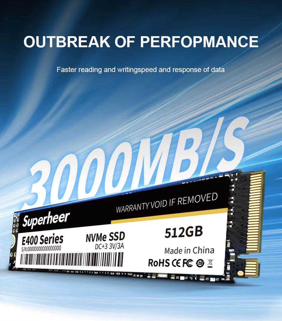 M2 SSD Nvme 256GB 128GB 512GB M.2 Pcie 3.0 1TB Hard Drive 2280 Internal Solid State Disk for Laptop Desktop