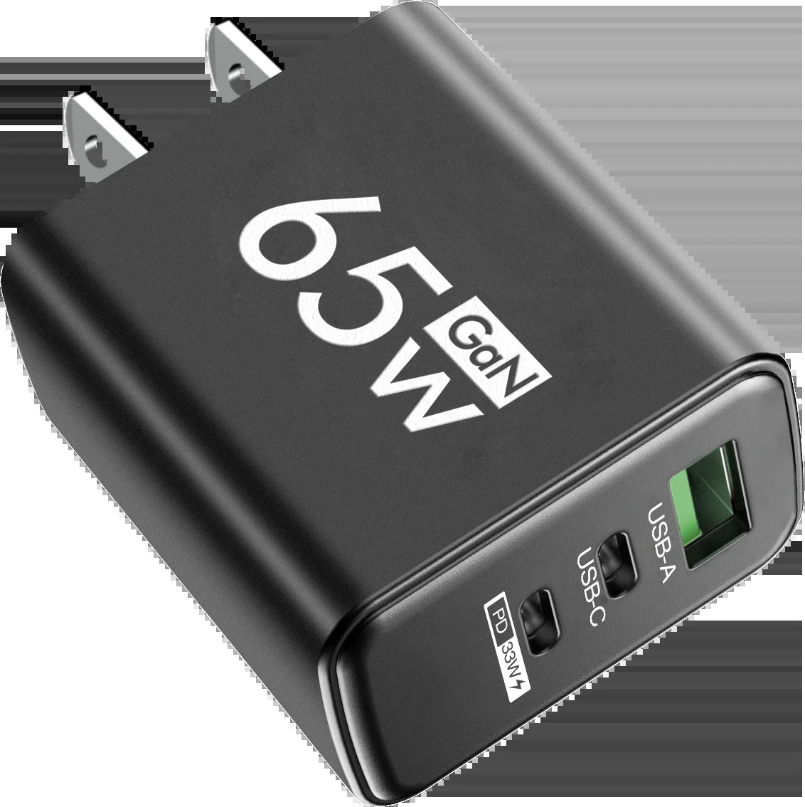 Gan 65W Fast Charger USB Type C PD QC3.0 Quick Charging Charger Mobile Phone Adapter for Iphone 15 16 Pro Xiaomi Samsung Huawei