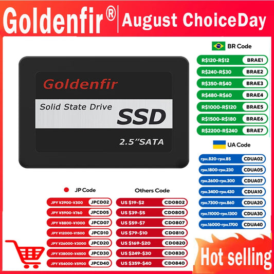2.5 Inch Solid State Drive Hard Disk Drive 2TB 1TB 960GB 512GB 256GB 128GB 480GB 120GB 360GB Internal Hard Drives